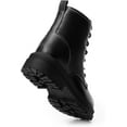 thumbnail image 3 of Women’s Fashion Ankle Booties Causal Side Zipper Lace-up Combat Boots, 3 of 7