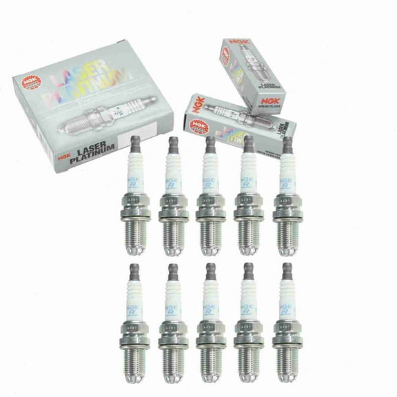 10 pc NGK 3199 Laser Platinum Spark Plugs for 12 12 0 030 548 12 12 0 037 607 12 12 0 037 608 12 12 9 071 003 24425327 4503 4504 4702 FGR6KQC FGR7DQI FGR7DQP FGR8DQP FGR8KQC FGR9DQP FR7DQP IK20TT