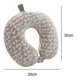 thumbnail image 2 of Funda de almohada de lactancia, gris y blanca con estampado de estrellas y conejos, se adapta perfectamente al cojín de lactancia, 2 of 5