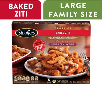 Stouffer's Baked Ziti Large Family Size Frozen Frozen Meal, 57 oz (Frozen)