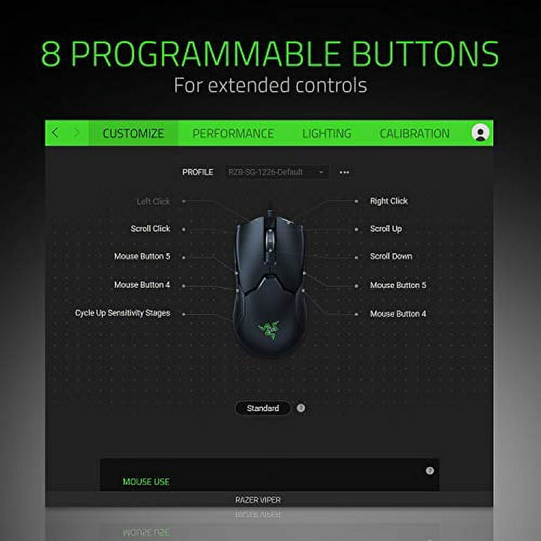 Razer Viper Ultralight Ambidextrous Wired Gaming Mouse: Fastest