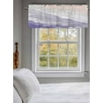 thumbnail image 3 of Watercolor Ombre Purple Valances for Windows, Rod Pocket Kitchen Valance Curtains - Soft & Washable Small Window Treatment for Living Room,&nbsp;Bathroom, Ocen Waves Beach , 42x12 Inch, 1 Panel, 3 of 9