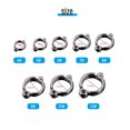 thumbnail image 2 of Amdohai Pet Parrot Ankle Foot Chains Stainless Steel Bird Rings Outdoor Flying Training Activity Opening, 2 of 8
