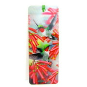 Fluttering Hummingbirds 3-D Bookmark with Tassel