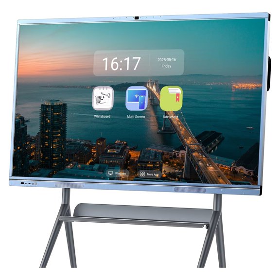 BELNET 65 Inch Smart Interactive Display, 2160P Resolution, Infrared Touchscreen, Android & Window, WiFi/Bluetooth, Commercial Use