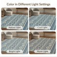 thumbnail image 7 of ODIKA 9'x12' Washable Area Rug Front Covering Geometric Interlocking Motif Horizontal Halloween for Dining Room, Basement, Large Office, Non-Slip Chair-Friendly, 7 of 7