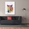 thumbnail image 3 of Epic Graffiti 'Colorful Watercolor Calico Cat 2' by Furbaby Affiliates, Canvas Wall Art, 40"x54", 3 of 8