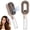 Khaki, variant on Hair Brush with Water Spray, One Touch Anti Flyaway Spray Comb for Smoother Softer Hair and Easy Daily Haircare Styling