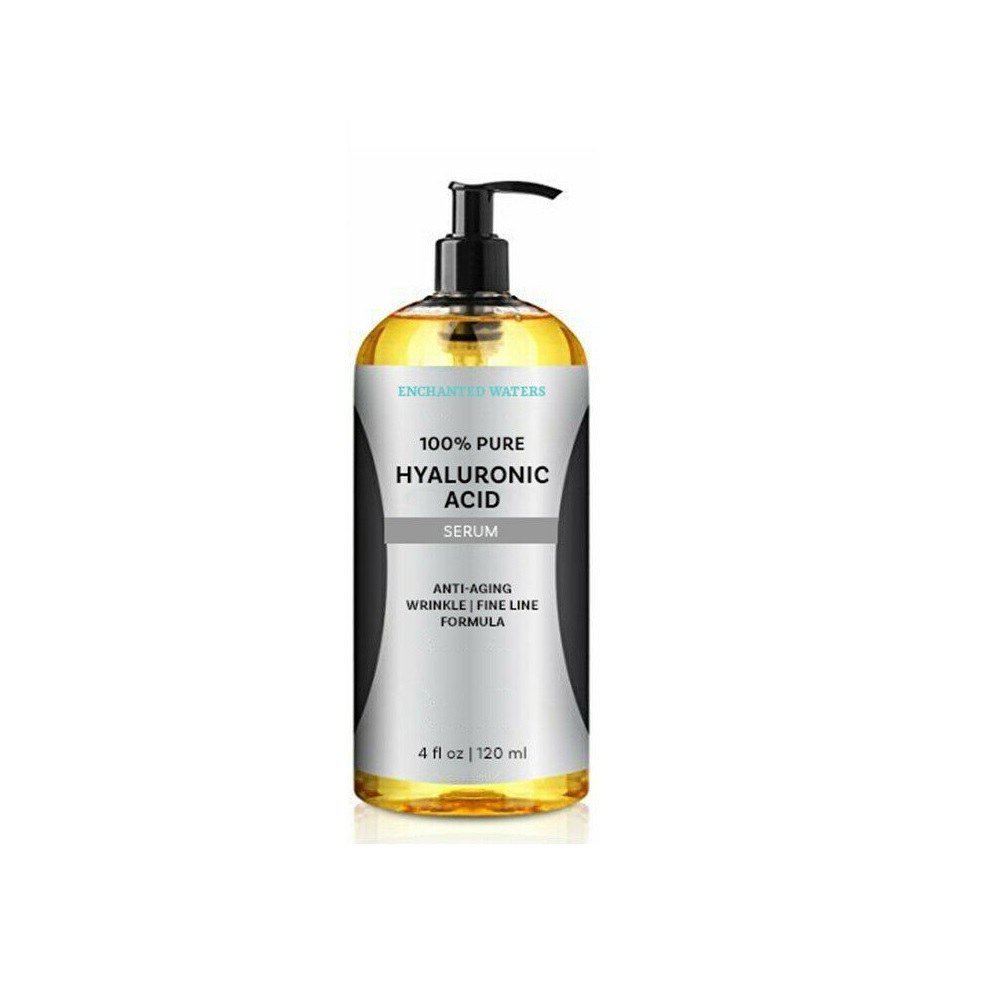HYALURONIC ACID 100 Pure Anti Aging Hydrating Serum, Plumps Wrinkles