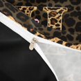 thumbnail image 3 of Manfei Girls Cheetah Print Letter Monogrammed H Queen Duvet Cover Set,Teens Kawaii Ribbon Bowknot Bedding,Black Reversible,Super Cozy Room Decor,3 Pieces,No Comforter, 3 of 5