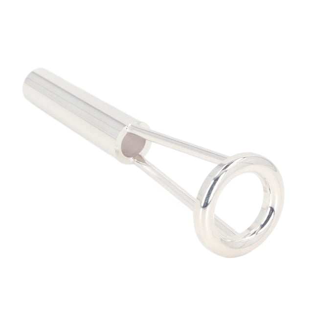 Entrenador De Embocadura, Diseño Hueco Material De Cobre Acabado Chapado En Plata Entrenador De Fuerza Bucal Alta Dureza Multiusos Para Entrenamiento De Trompeta Y Trombón