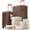 Brown, variant on Coowa Hardshell Luggage Set with TSA Lock, 360° Spinner Wheels, Lightweight Durable Travel Suitcases for Women/Men (Brown)