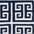 thumbnail image 3 of Safavieh Dhurries Navy Contemporary Rug - Runner 2'6" x 7', 3 of 4