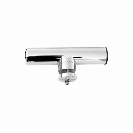 simhoa 2xStainless Steel Fishing Rod Holder Boat Easy Installation Rail Mounted Clamp Fit 18-26MM