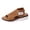 Brown, variant on Womens Orthopedic Walking Sandals with Arch Support Summer Open Toe Knitted Sports Shoes Lightweight Platform Slip on Slides Black Size 8