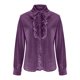 thumbnail image 3 of Uootdi Plus Size Sequin Tops for Women Sparkly Glitter Bow Crewneck Long Sleeve Shirts Evening Party Night Top Going Out Pullover Gift, 3 of 6