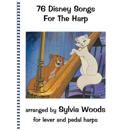 76 Disney Songs for the Harp (Paperback)