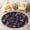Color 1, variant on Washable Non Slip 6ft Round Rug, Cute Elephant Soft Blue Gray Tones Leaves Circle Area Rugs with Tassels Carpet for Nursery Bedroom Living Room Playroom Tent rug Tent Castle