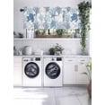 thumbnail image 6 of Blue Grey Coastal Beach Kitchen Valances for Windows Ocean Animals Pattern Valance Curtains&nbsp; for Kitchen /Living Room/Bedroom/ Bathroom Decor, 54"x18 " ,Rod Pocket 1 Panel,, 6 of 7