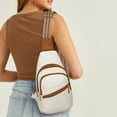 thumbnail image 7 of GAEKEAO Sling Bag for Women Vegan Leather Crossbody Bags Fanny Pack Chest Pack Small Backpack Travel Purse Shoulder Bag, 7 of 7