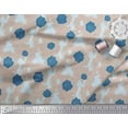 thumbnail image 2 of Soimoi Cotton Duck Fabric Dot & Rose Floral Print Sewing Fabric Yard 42 Inch Wide, 2 of 3