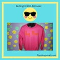 thumbnail image 2 of Hot Pink and Orange Puff, Show Your Southern Side with Shug, Please (R) Unisex Crew Neck Sweatshirt, 2 of 6