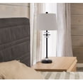 thumbnail image 3 of BO-3093BF-2 Cal Lighting Sitka - 1 Light Buffet Lamp (Set of 2) In Contemporary Style-28.5 Inches Tall and 12 Inches Wide-Black Finish, 3 of 5