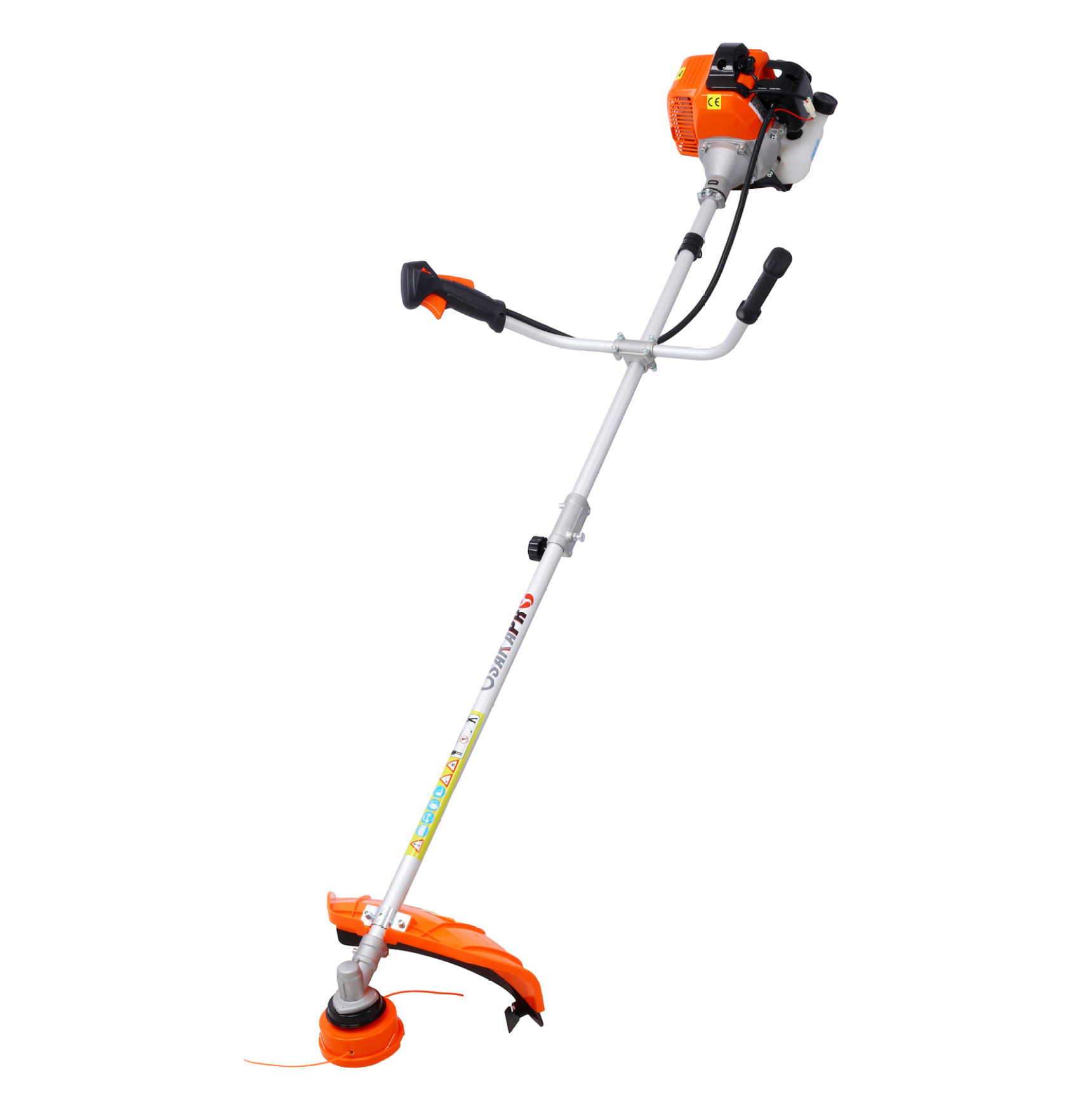 52cc Gas Weed Eater String Trimmer Brush Cutter, 2-in-1, 18"/10", Shoulder Strap