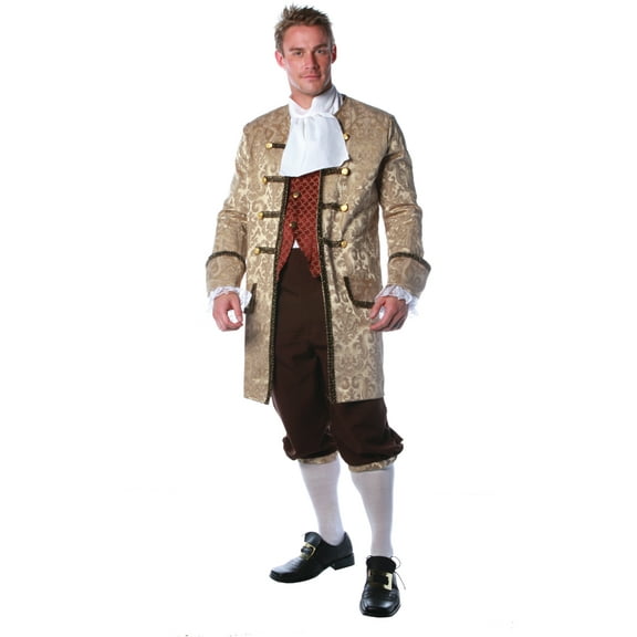 Men's 1700s Colonial Man Governor Costume 2X-Large 48-50