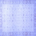 thumbnail image 1 of Ahgly Company Indoor Square Oriental Blue Traditional Area Rugs, 7' Square, 1 of 4