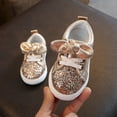 thumbnail image 1 of DPTALR Enfants Bébés Filles Garçons Bling Paillettes Nœud en Cristal Course Sport Espadrilles Chaussures, 1 of 7