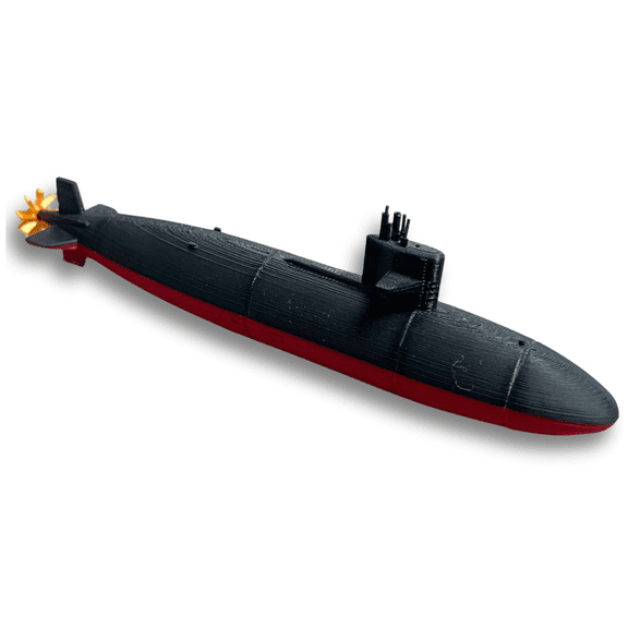 7.5-Inch Skipjack-Class Submarine Model – Replica of The Revolutionary Cold War Fast Attack Submarine – Nautical Enthusiasts and Military Collectors