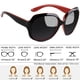thumbnail image 4 of Gafas de sol Joopin Oversized Black Red Polarized para mujer, 4 of 6