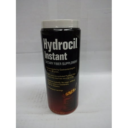 Hydrocil Instant Dissolve Quickly Dietary Fiber No Artificial Flavor,10.6Oz