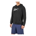 thumbnail image 1 of Sudadera Reebok Hombre Hoodie Negro Deportivo Logo negro L, 1 of 6