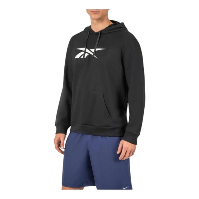 Sudadera Reebok Hombre Hoodie Negro Deportivo Logo negro M