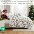 thumbnail image 2 of Southshore Fine Living, Inc. Reversible Farmhouse Christmas Twin Bedding Set, White Christmas, 2 of 9