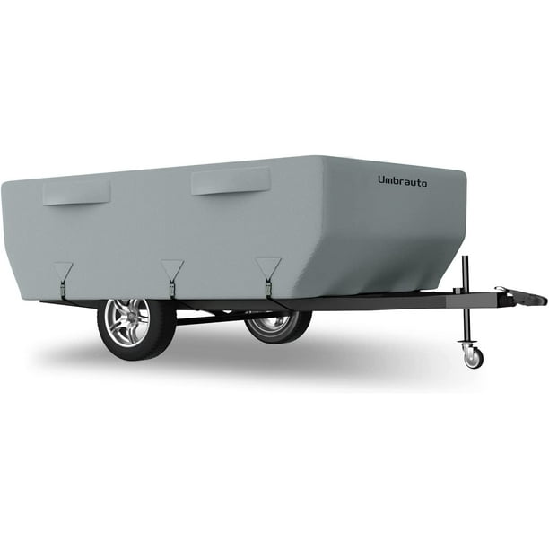 Umbrauto Travel Trailer Cover 2023 Upgraded 6 Layers Top Pop Up Camper