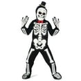 thumbnail image 3 of Morph Skeleton Kids Halloween Costume For Unisex Black 7-9 Years, 3 of 5
