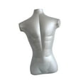 thumbnail image 2 of TISHITA Upper Body Mannequin PVC Multifunctional Clothing Display Propsinflatable Shirt Form Display Model for Scarves Swimwear Sales Men Half Body, 2 of 8