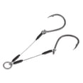 thumbnail image 2 of LOVIVER Haute Teneur en Carbone Acier Jigging Assisting Hooks Barbed Hooks With Solid Tackle Tool 07, 2 of 7