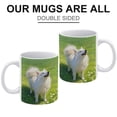 thumbnail image 3 of Customizable Japanese Spitzbn Coffee Mug - 11 oz White Ceramic Cup for Personalized Mug Gifts, 3 of 8