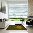 thumbnail image 6 of Ahgly Company Indoor Square Patterned Dark Yellow Green Area Rugs, 3' Square, 6 of 6