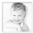 thumbnail image 2 of ArtToFrames 22" x 22" Contemporary White Picture Frame, 22x22 inch White Wood Poster Frame (WOM-4731),  Pack, 2 of 7