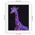 thumbnail image 2 of Paint By Numbers Kit for Adults Beginner - DIY Neon Giraffe Vibrant Patterns Canvas Painting Kits for Adults, Frameless Paint By Number for Adults for Home Wall Decor 16x20 Inch, 2 of 7