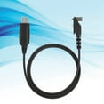 thumbnail image 2 of Programming Cable, USB USB Programming Cable Black Plastic Material  For IC-F30  For IC-F50, 2 of 8