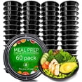 thumbnail image 1 of Meal Prep Containers - Reusable Plastic Containers with Lids - Disposable Food Containers Meal Prep Bowls - Plastic Food Storage Containers with Lids - Lunch Containers by Prep Naturals, 60 Pack, 1 of 6
