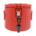 thumbnail image 2 of 1 PCS Red Insulated Beverage Cooler, Insulated Bucket, Cylinder-Shaped, 28*25. 5cm/11. 02*10. 04in(D*H), 10L/2. 64Gal Insulated Bucket, Insulated Beverage Containers, 2 of 17