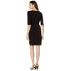 NIC+ZOE Fundamental Drape Dress Black Onyx
