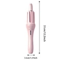 thumbnail image 3 of Curling Iron,Automatic Rotating Hair Curler,Professional Curling Wand Fast Heat Up,Beach Curls for Women,Ideal Gifts for Women,Pink, 3 of 10